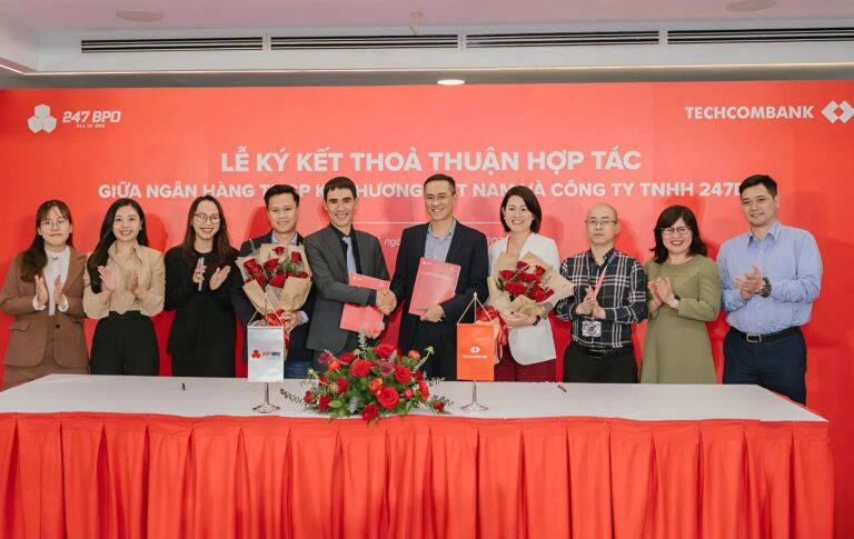 LỄ KÝ KẾT THỎA THUẬN HỢP TÁC GIỮA CÔNG TY TNHH 247 BPO & NGÂN HÀNG TMCP KỸ THƯƠNG VIỆT NAM VỀ VIỆC TRIỂN KHAI GIẢI PHÁP ĐỔI NGOẠI TỆ TRỰC TUYẾN QUA NỀN TẢNG MUANGOAITE.COM